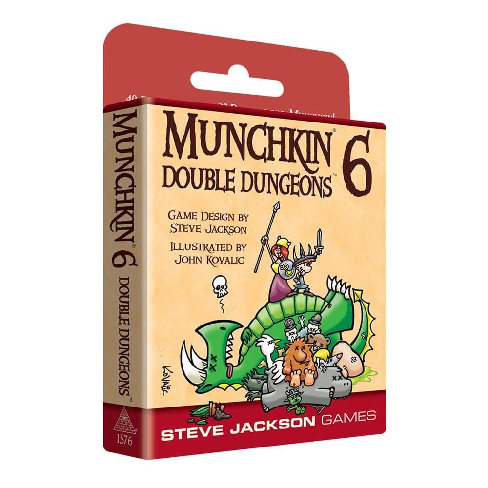 Jogo de Tabuleiro Steve Jackson Games Munchkin 6 Double Dungeons