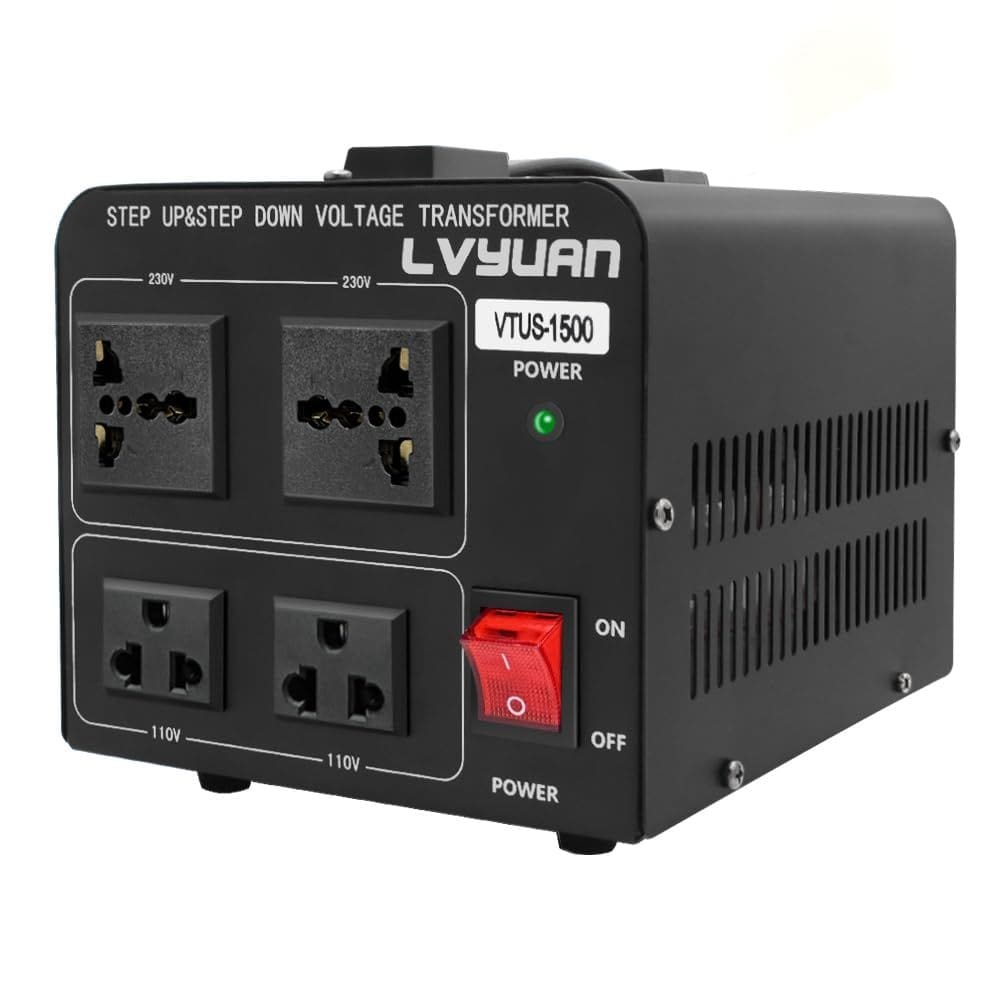 Conversor de transformador de tensão Yinleader 1500W 110V/220V