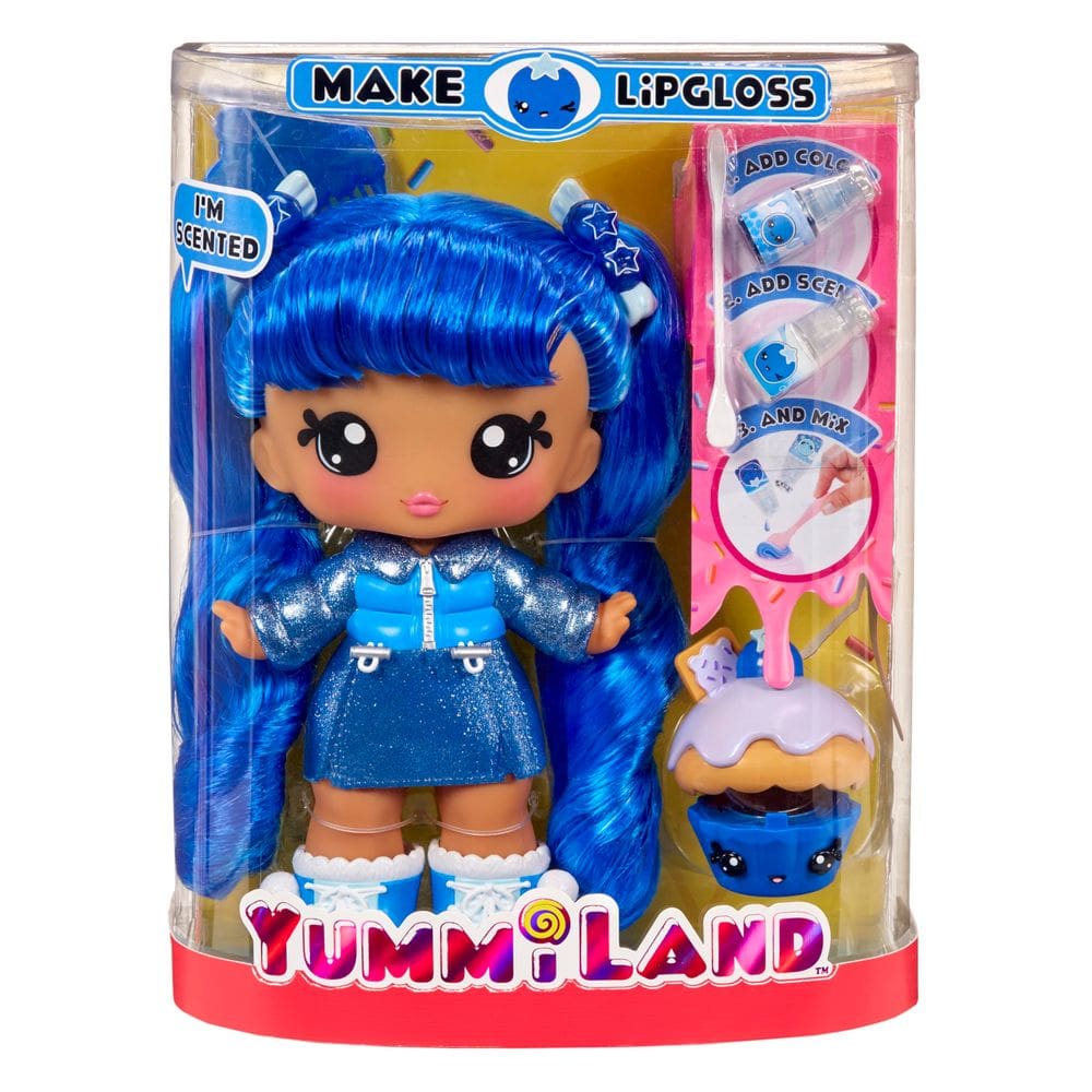 Doll Yummiland Large Rory Blueberry com gloss para animais de estimação com mais de 4 anos