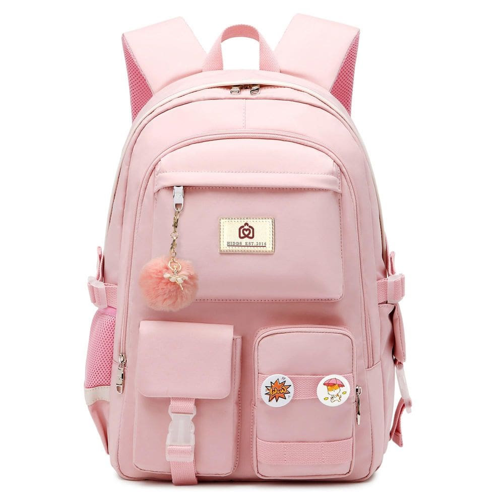Mochila para laptop Hidds School Bag College 15,6" rosa para meninas
