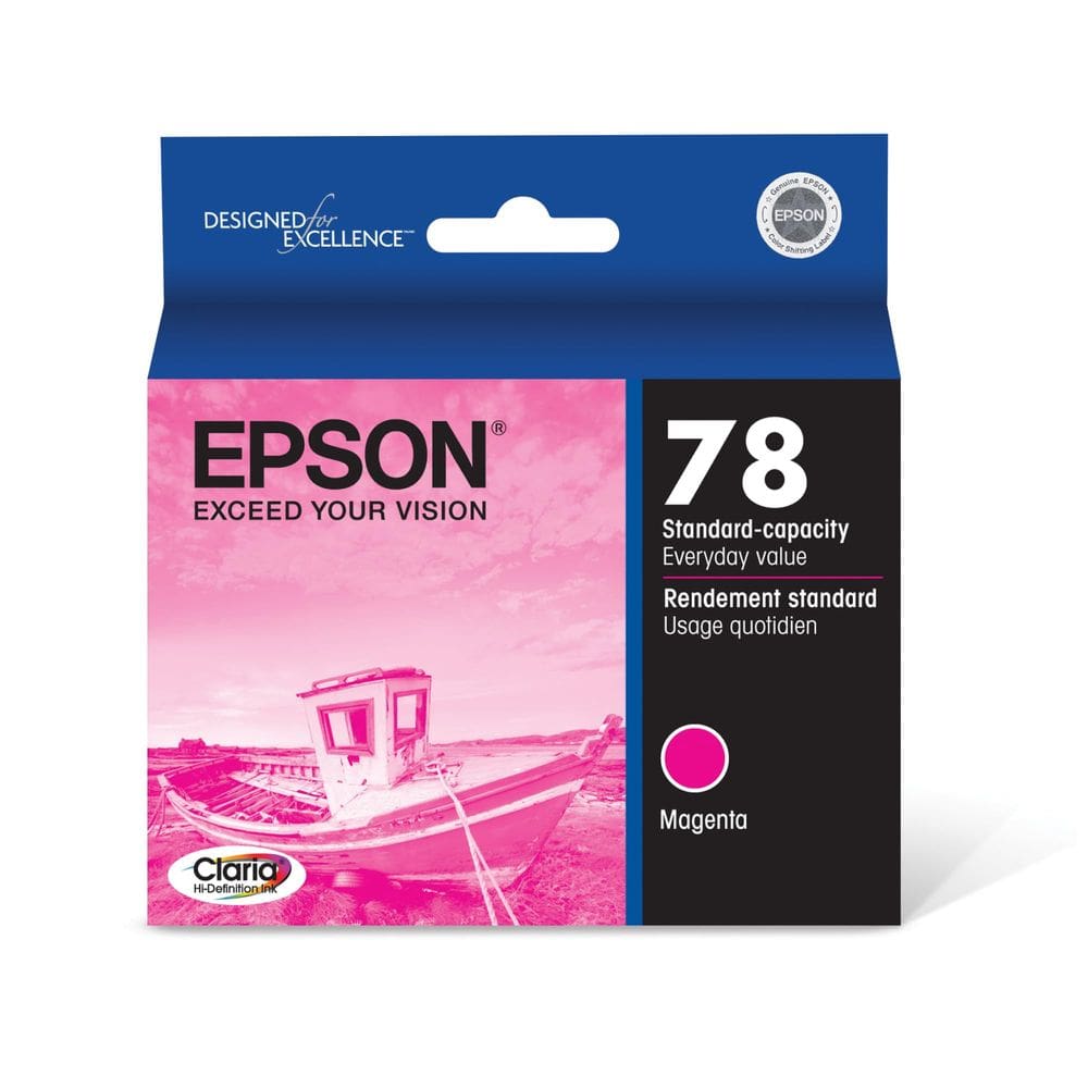 Cartucho de tinta Epson 78 Claria Magenta de Alta Definição T078320