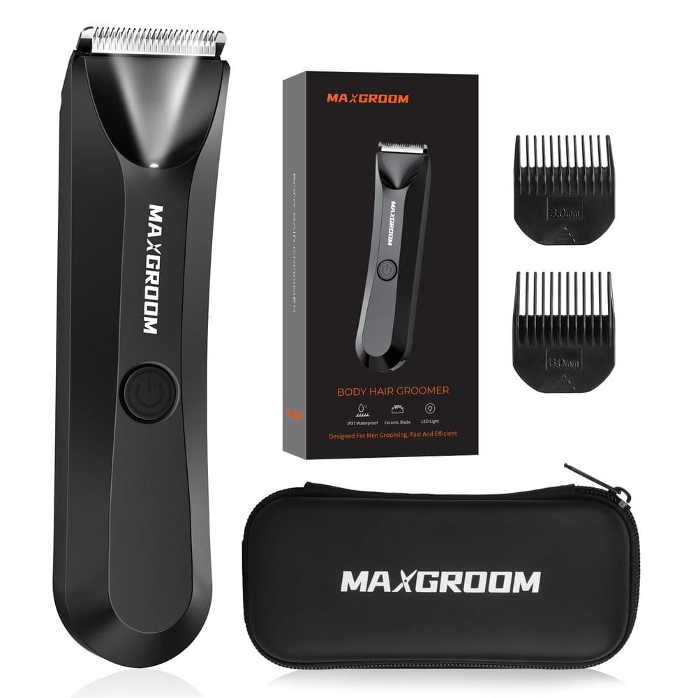 Aparador de pelos corporais MAXGROOM Manscape para homens IPX7 à prova d`água