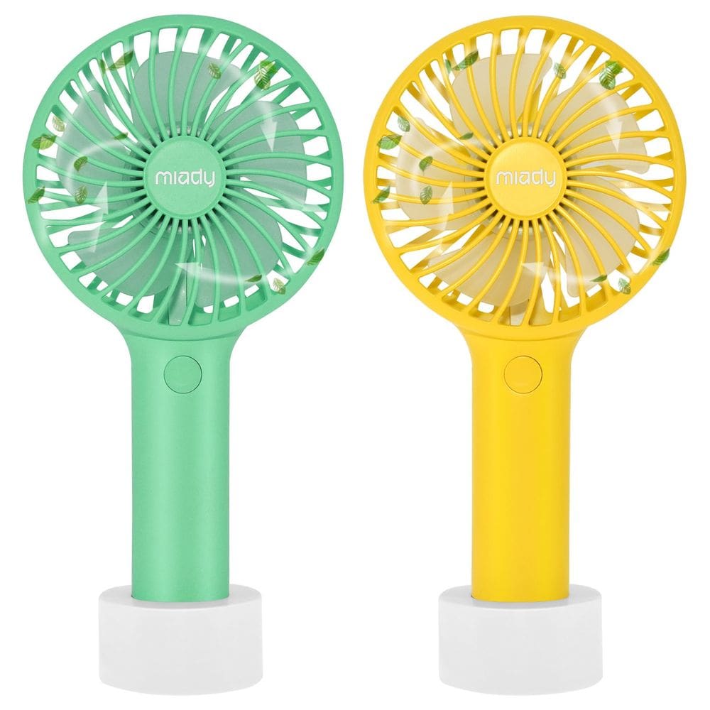 Ventilador portátil Miady 5000mAh USB portátil recarregável de 3 velocidades