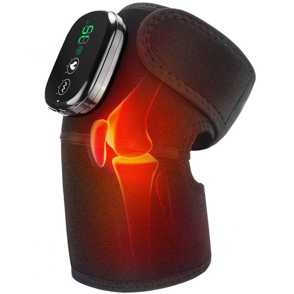 Massageador de joelho MOAJAZA com calor e vibração para artrite