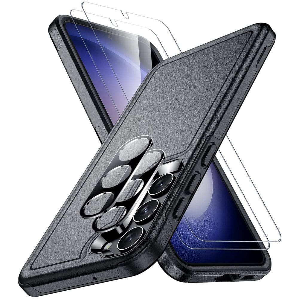 Capa de celular SPIDERCASE projetada para Samsung Galaxy S23 preta