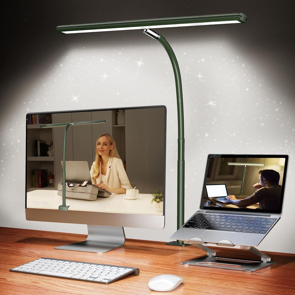 Lâmpada de mesa LED Airlonv para escritório e casa Stepless Dimming 10W