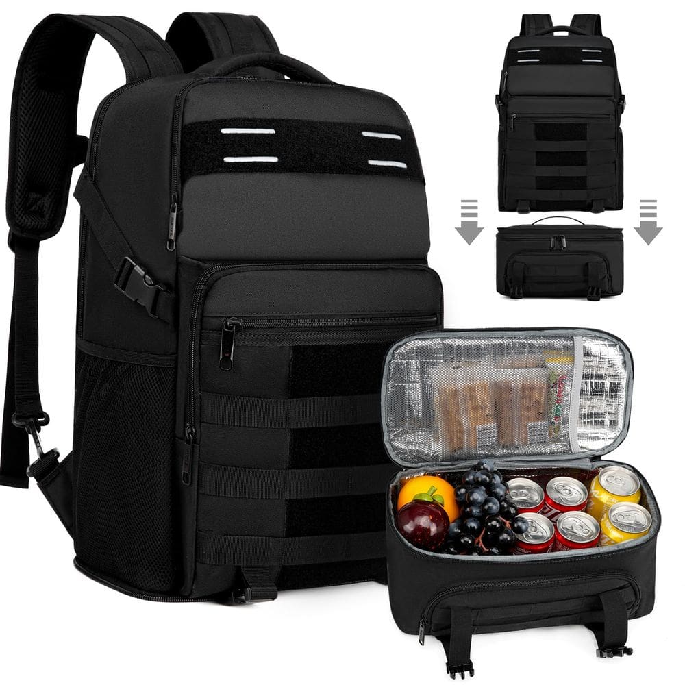 Mochila de almoço com refrigerador isolado RUCYEN com bloqueio de RFID 15.6
