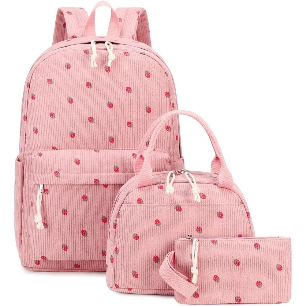 Mochila escolar Bluboon para adolescentes, meninas e meninos com lancheira