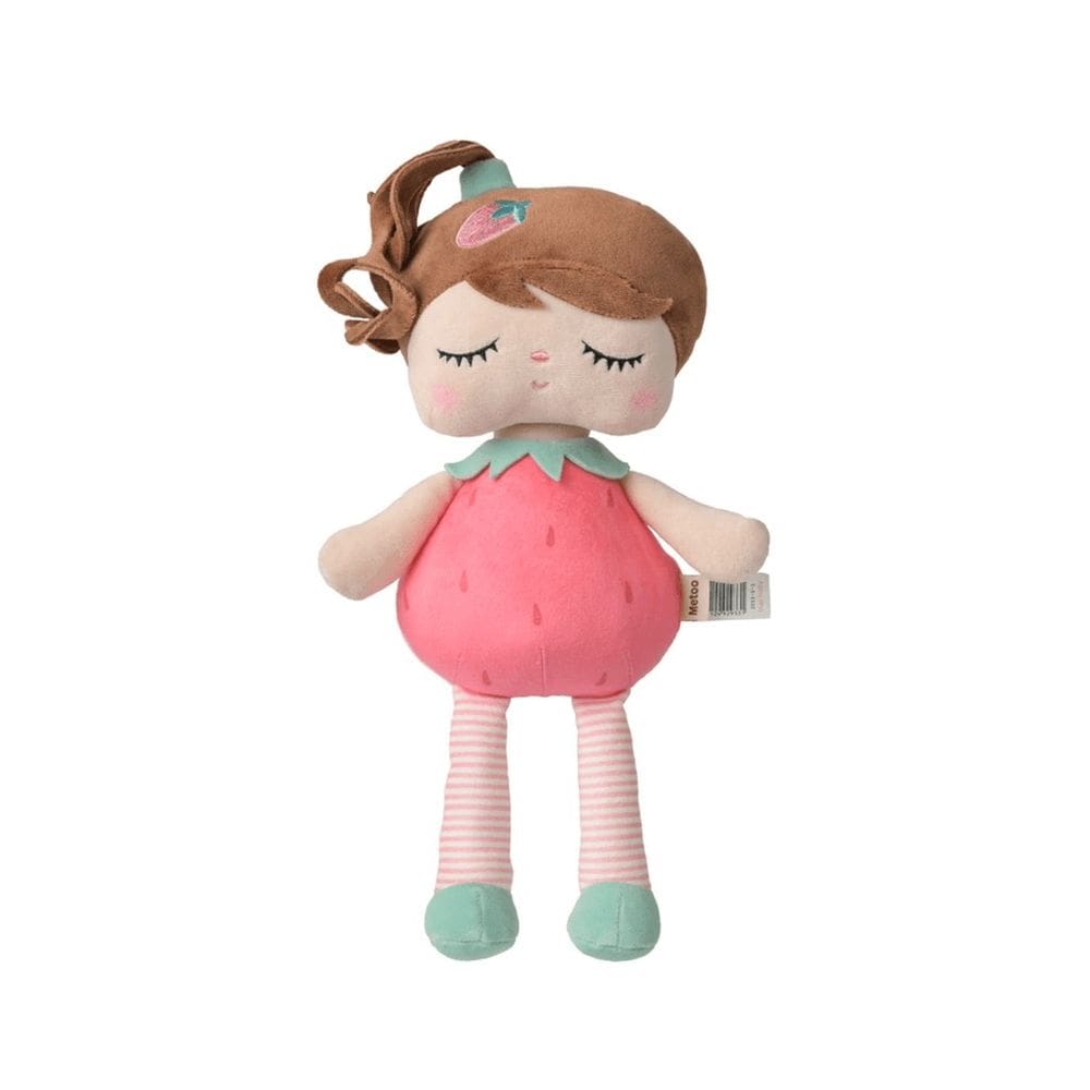 Boneca Mini Angela Frutas Moranguinho 20Cm - Metoo
