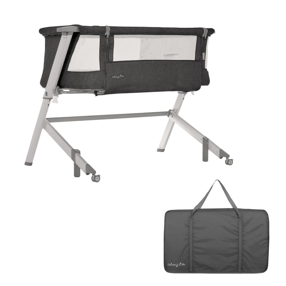 Berço Dream On Me Skylar Beside Sleeper Black
