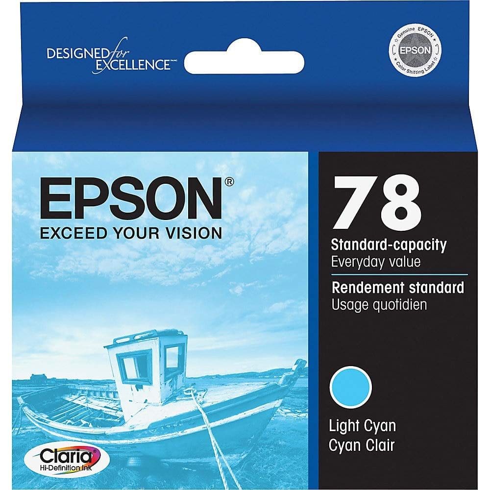Cartucho de tinta Epson 78 Claria Hi-Definition Light Cyan T078520