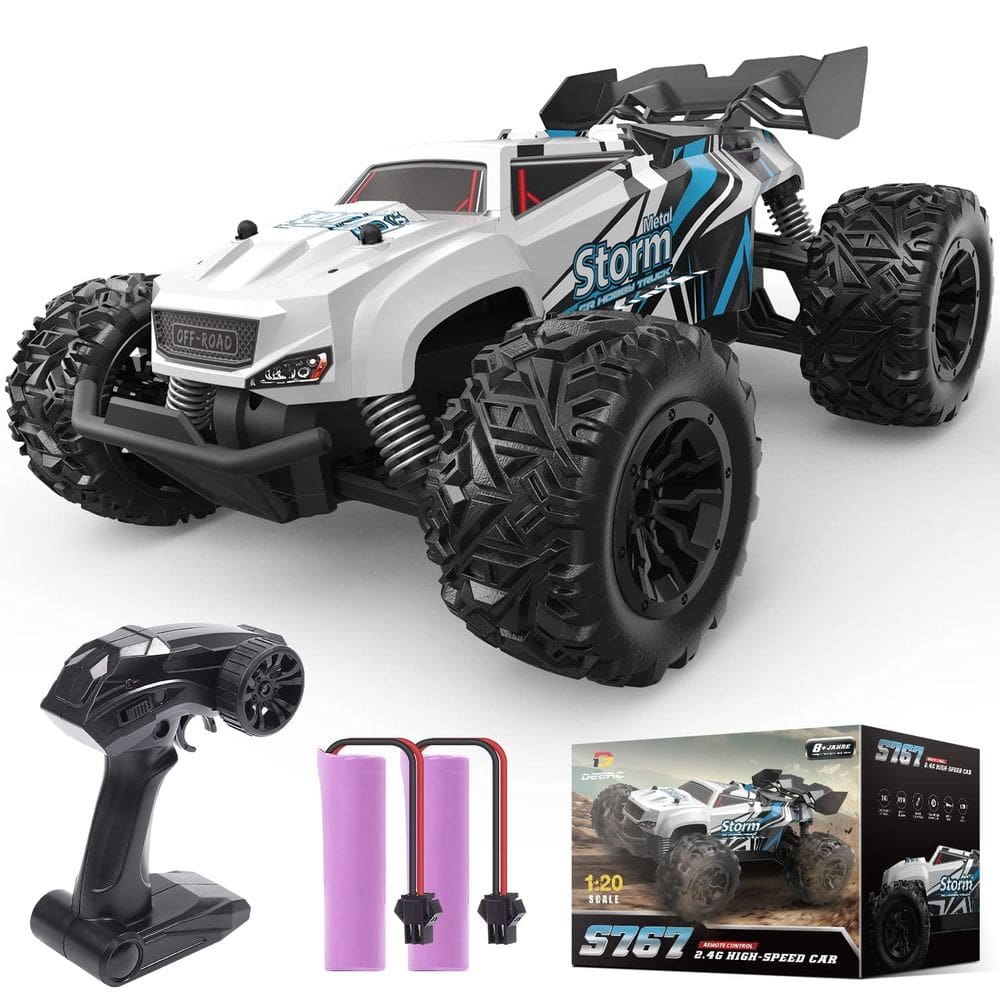 RC Car DEERC All Terrain Monster Truck para crianças de 8 a 12 anos