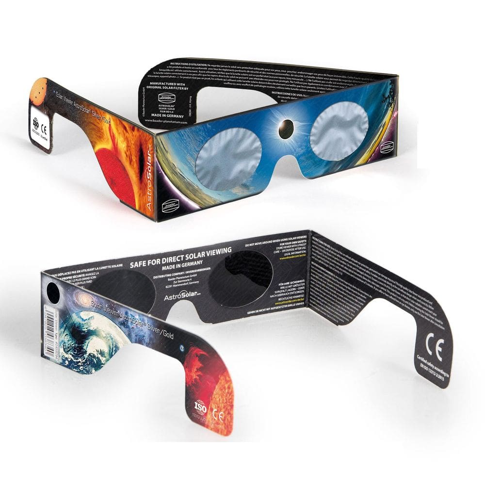 Óculos Solar Viewer Baader AstroSolar Silver/Gold Eclipse x5