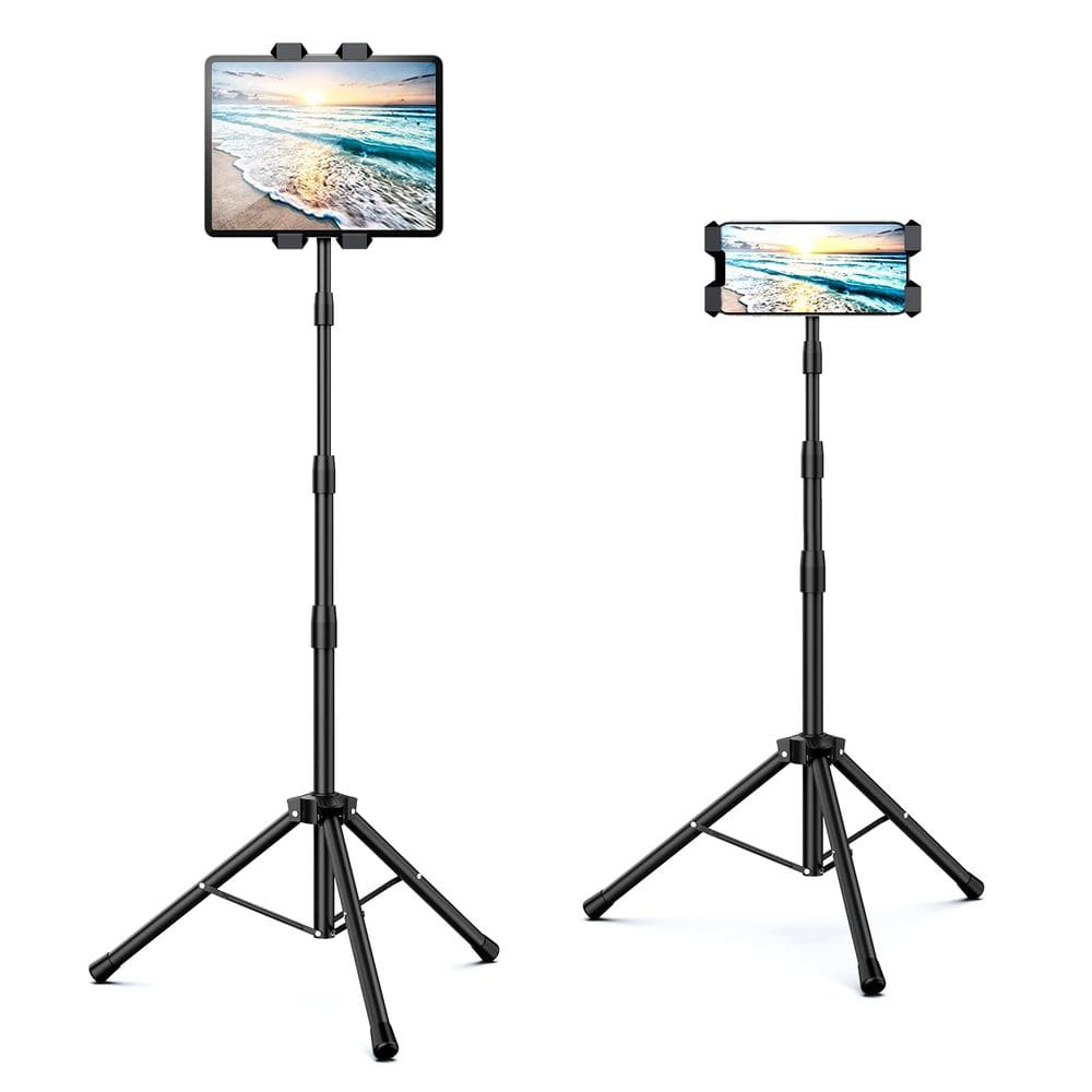 Suporte de chão Raking Tablet com altura ajustável para 5,5-12,9