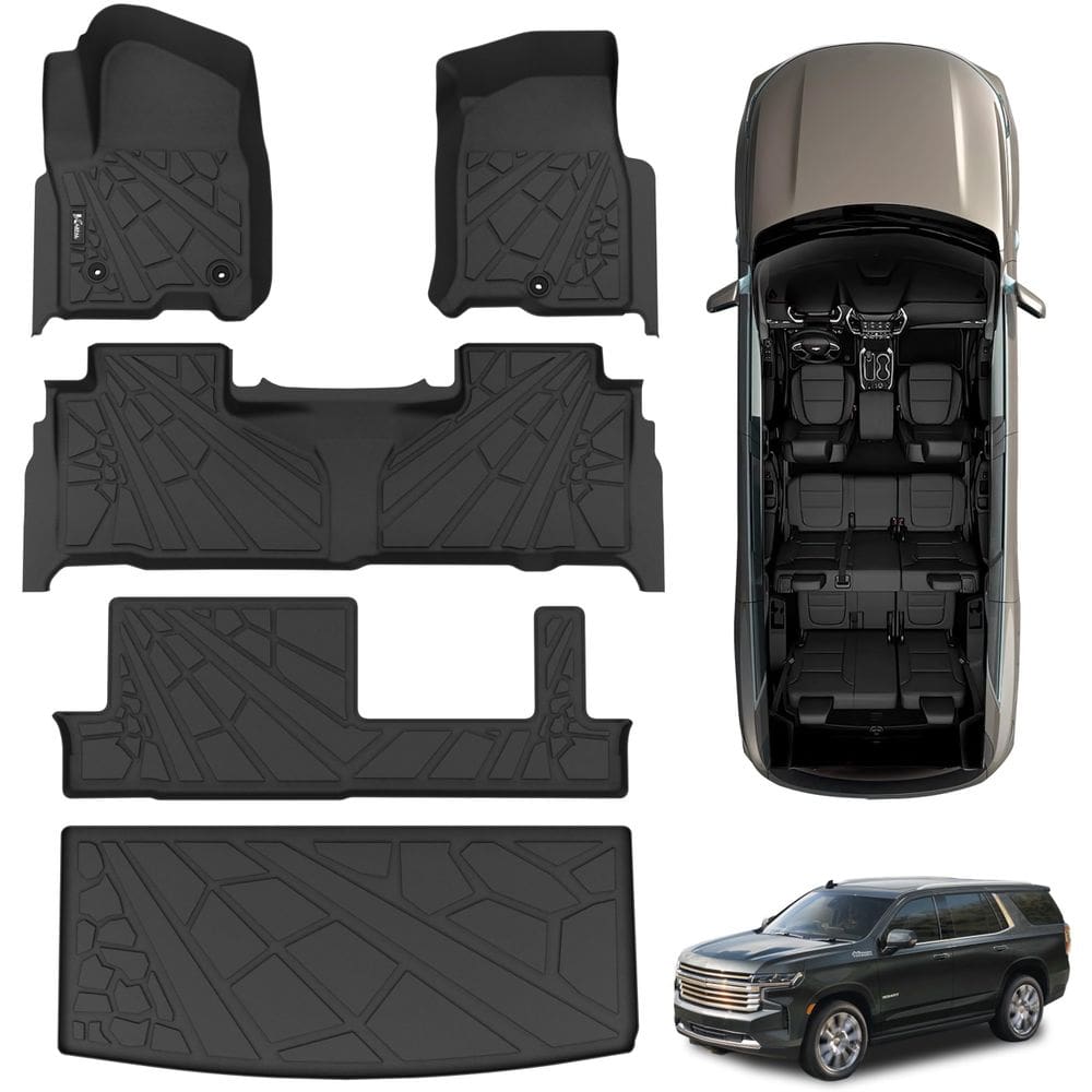 Tapete de chão e tapete de carga KARPAL para Chevrolet Tahoe/GMC Yukon