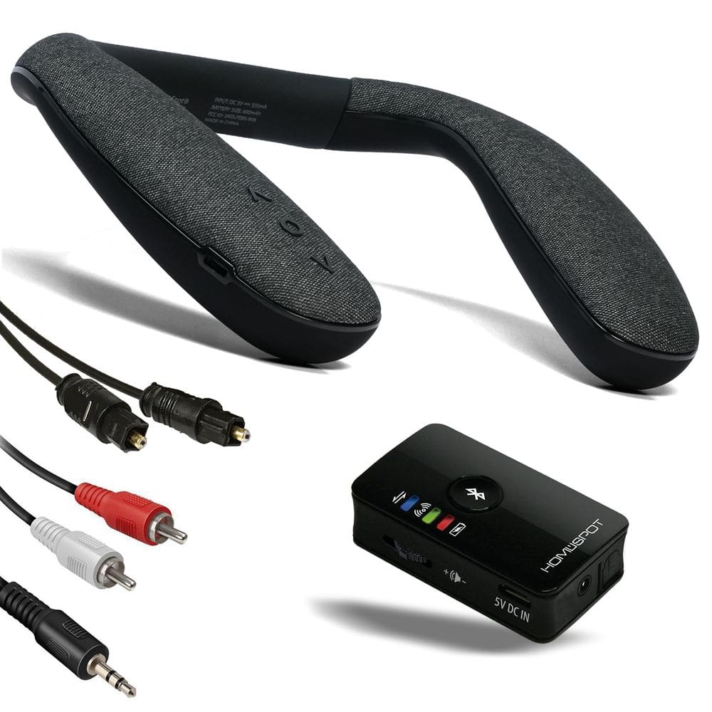 Conjunto de alto-falante com faixa de pescoço e transmissor Bluetooth HomeSpot