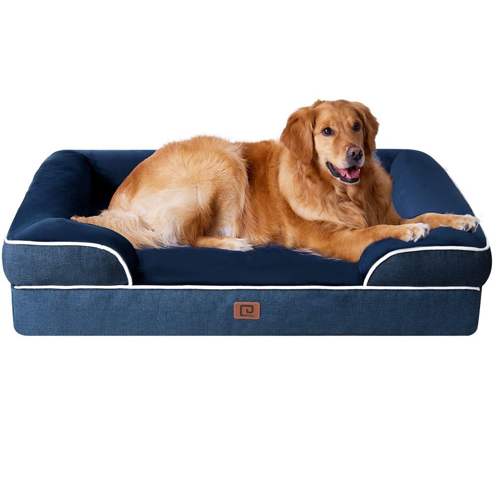 Cama para cães EHEYCIGA Orthopaedic Extra Large Waterproof Memory Foam