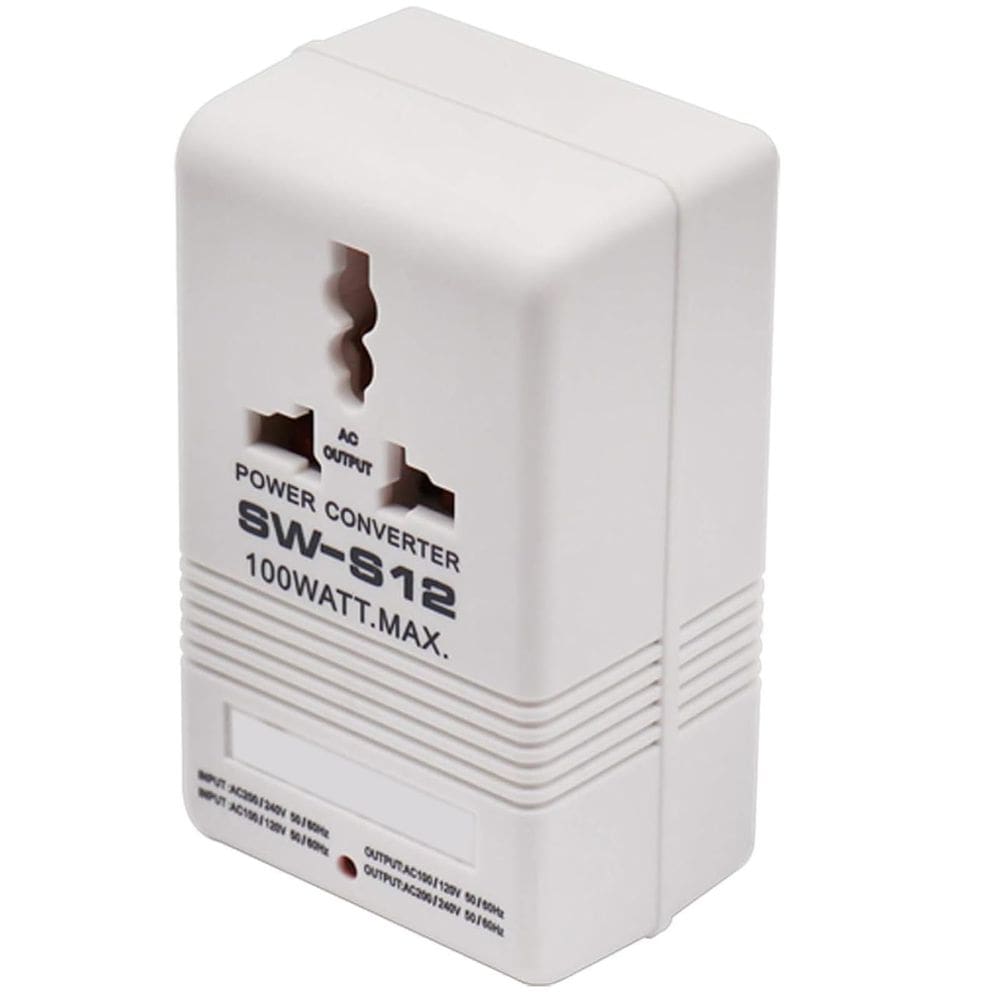 Conversor de tensão Adaptador de viagem 100W AC110V/120V a 220V/240V