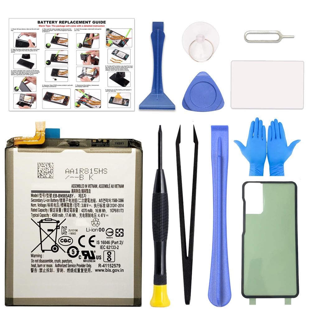 Substituição da bateria: Galaxy Note 20 Ultra compatível com GREEN FUSION