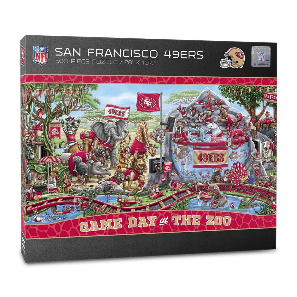 Puzzle YouTheFan NFL San Francisco 49ers Game Day no Zoológico
