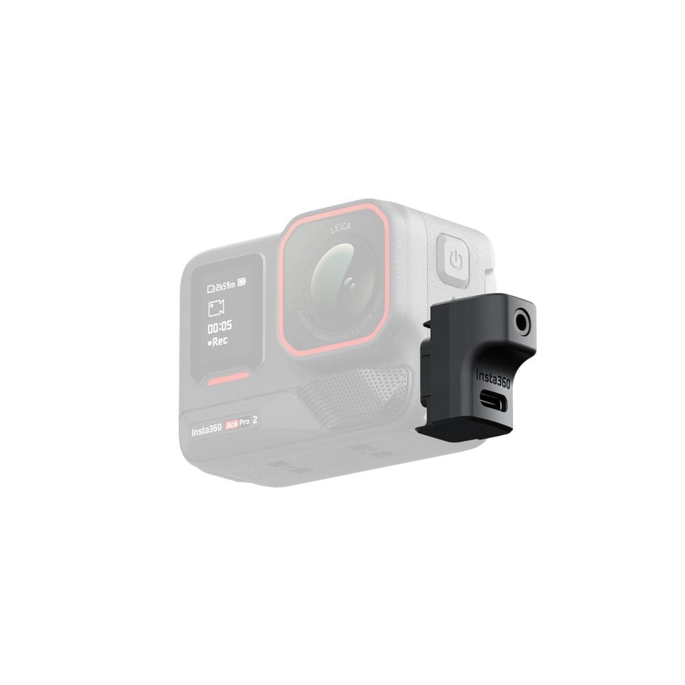 Adaptador de microfone Insta360 Ace Pro2/Ace Pro/Ace Type-C 3,5 mm