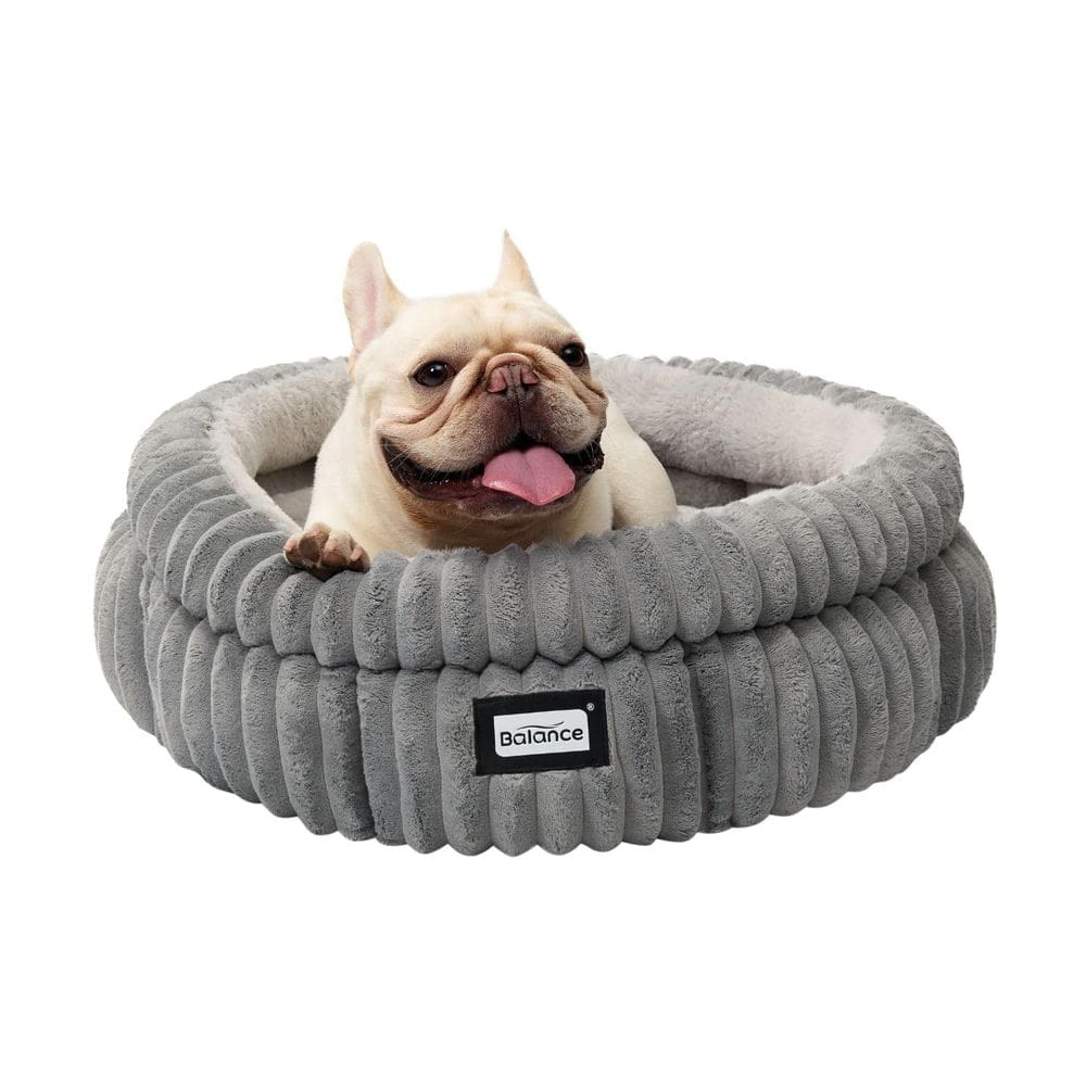 Cat Bed BALANCE Kitten, pele de pelúcia redonda supermacia e lavável