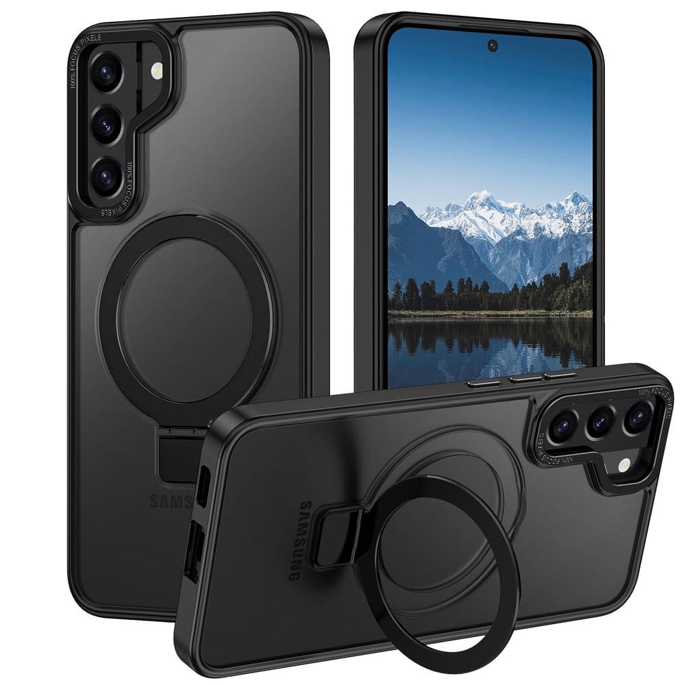 A capa de telefone tem para Samsung Galaxy S22 Plus preta