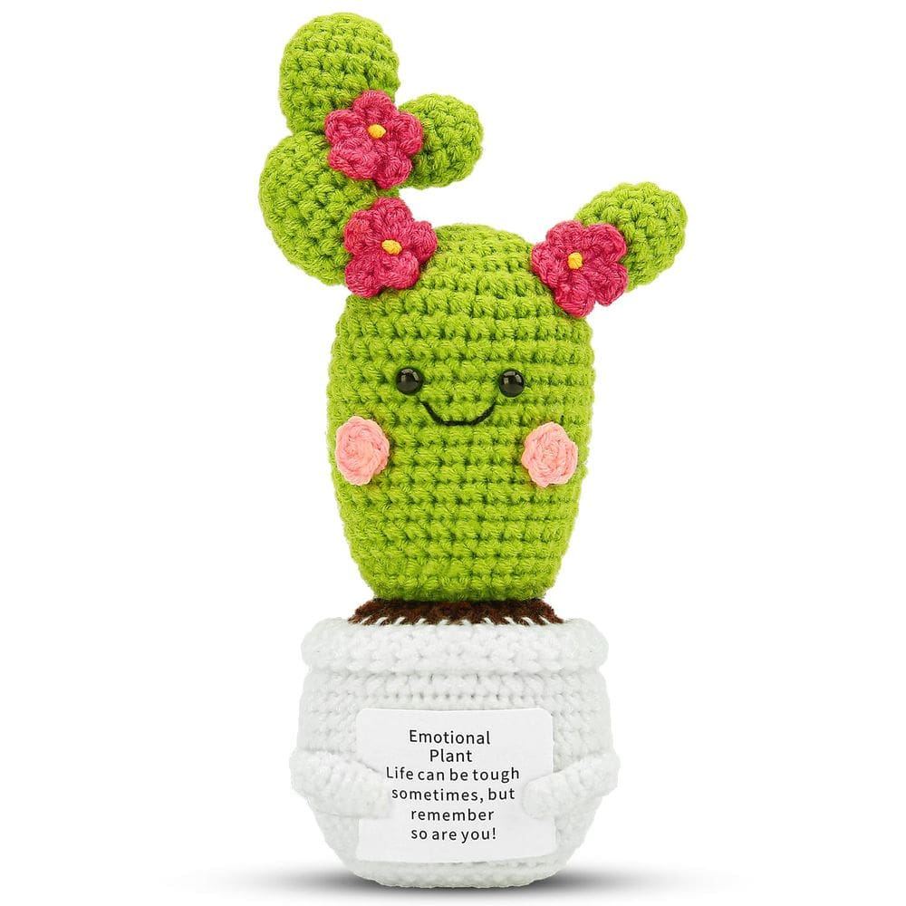 Presente engraçado de boneca de pepino Emotional Pickle Hoedia feito à mão