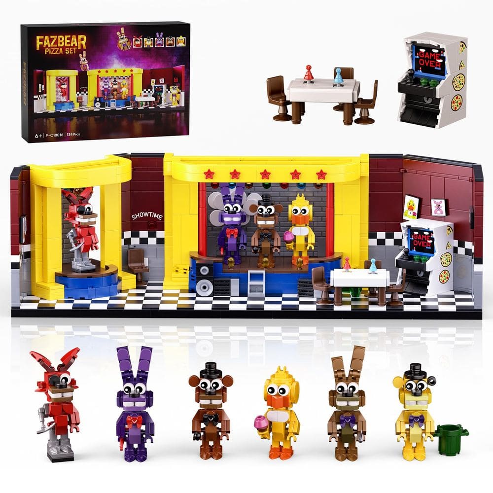 Building Block Toy Aundblock Five Nights Security Breach
