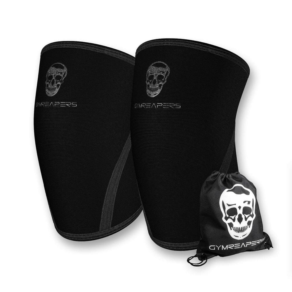 Mangas de joelho Gymreapers de 7 mm de neoprene aprovadas pela IPF (1 par)