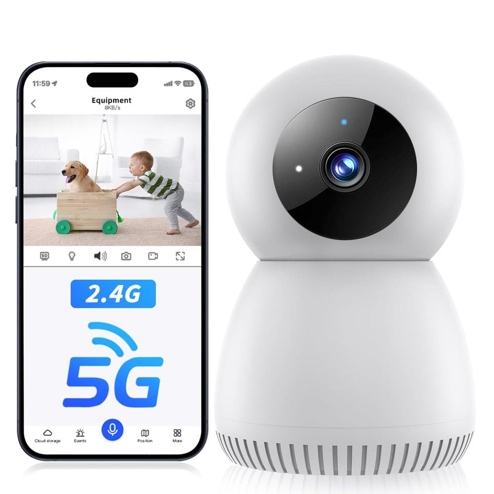 Câmera interna NoahTec 1080P com visão noturna de detecção de movimento