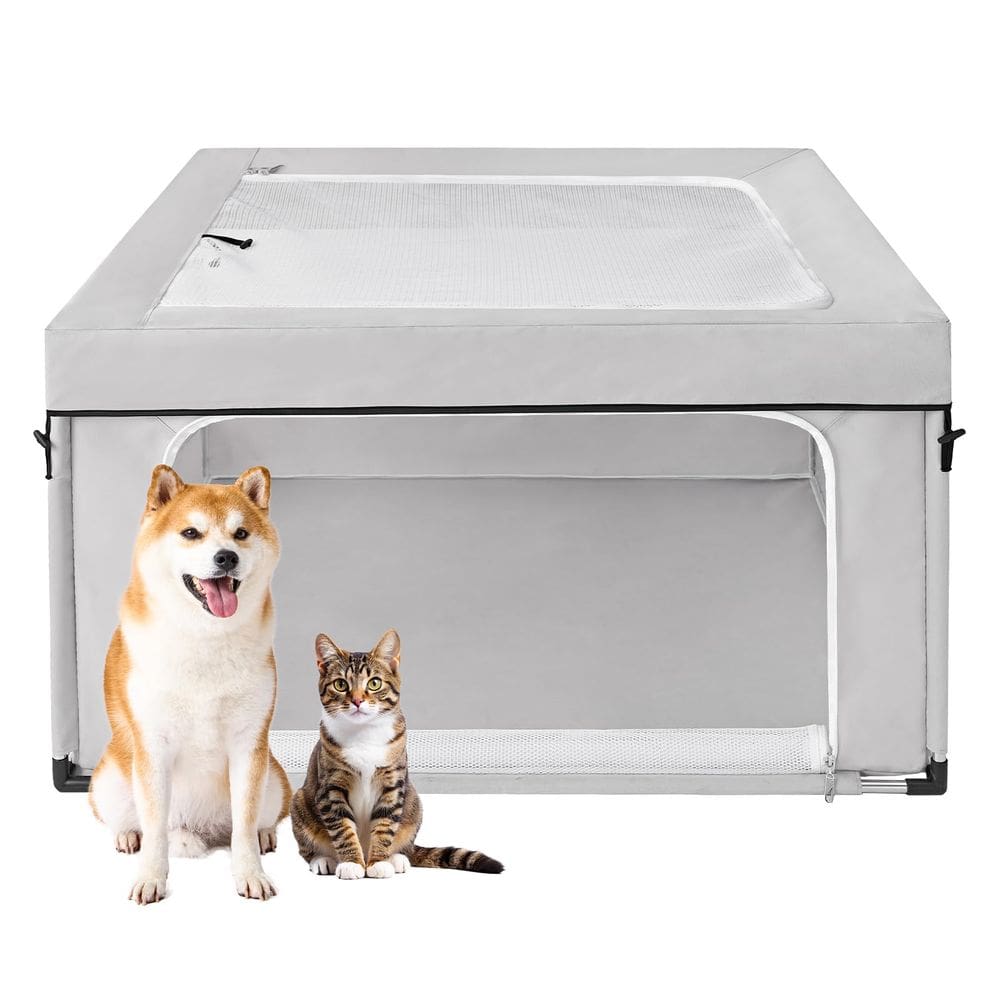 Puppy Playpen EHEYCIGA 107x107x66cm interno/externo para animais de estimação