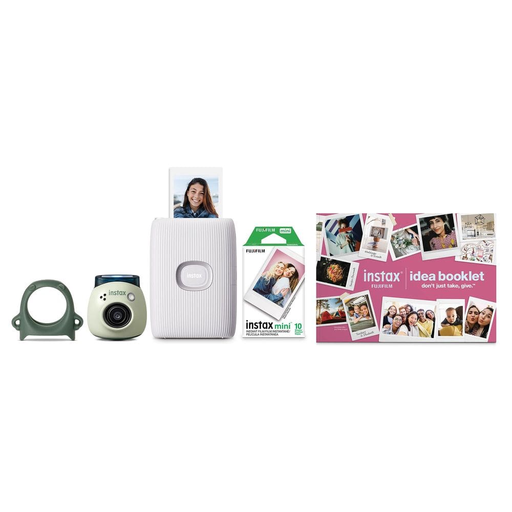Pacote de câmera e impressora Fujifilm INSTAX PAL com INSTAX MINI LINK 2