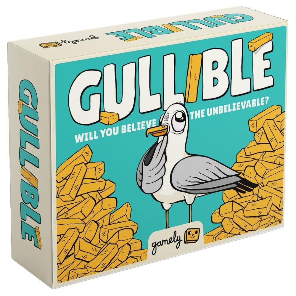 Jogo de tabuleiro Gamely Gullible: Hilarious Trivia Quiz Game