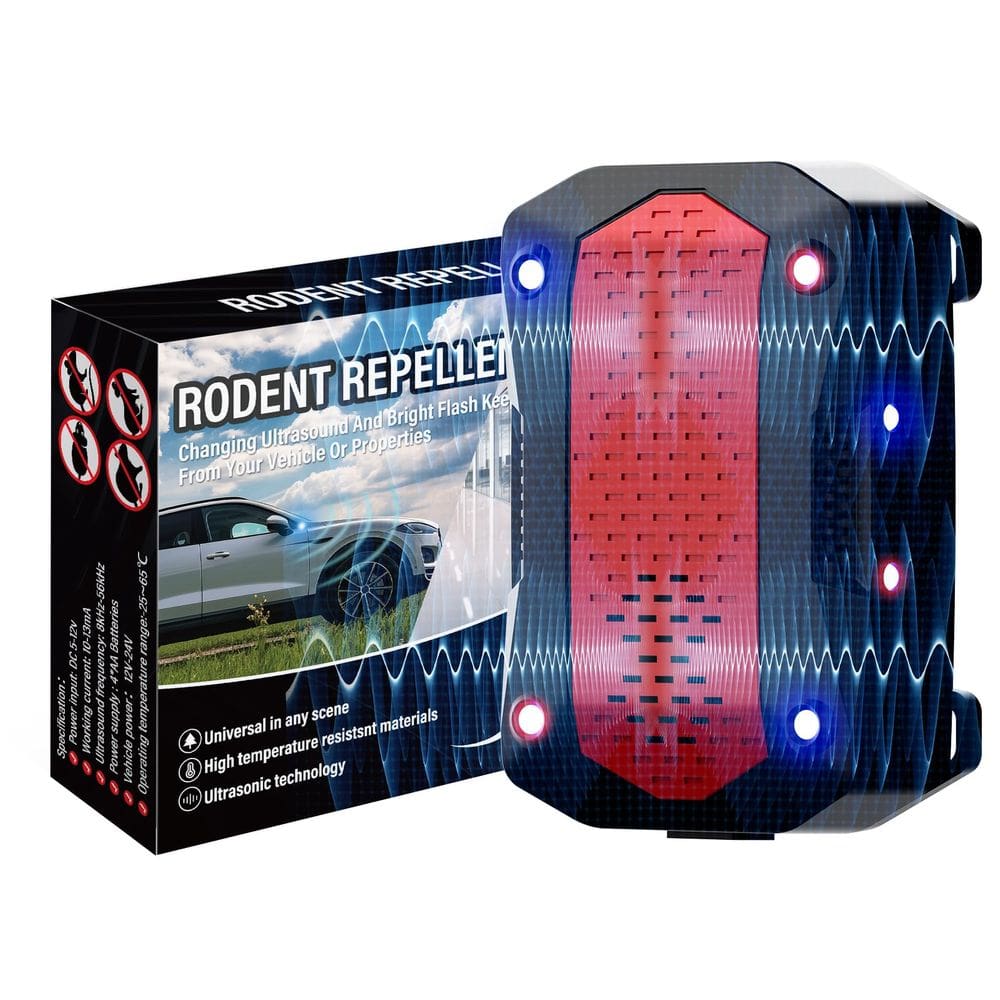 Repelente ultrassônico de roedores Buzzkick 3 em 1 para motor de carro
