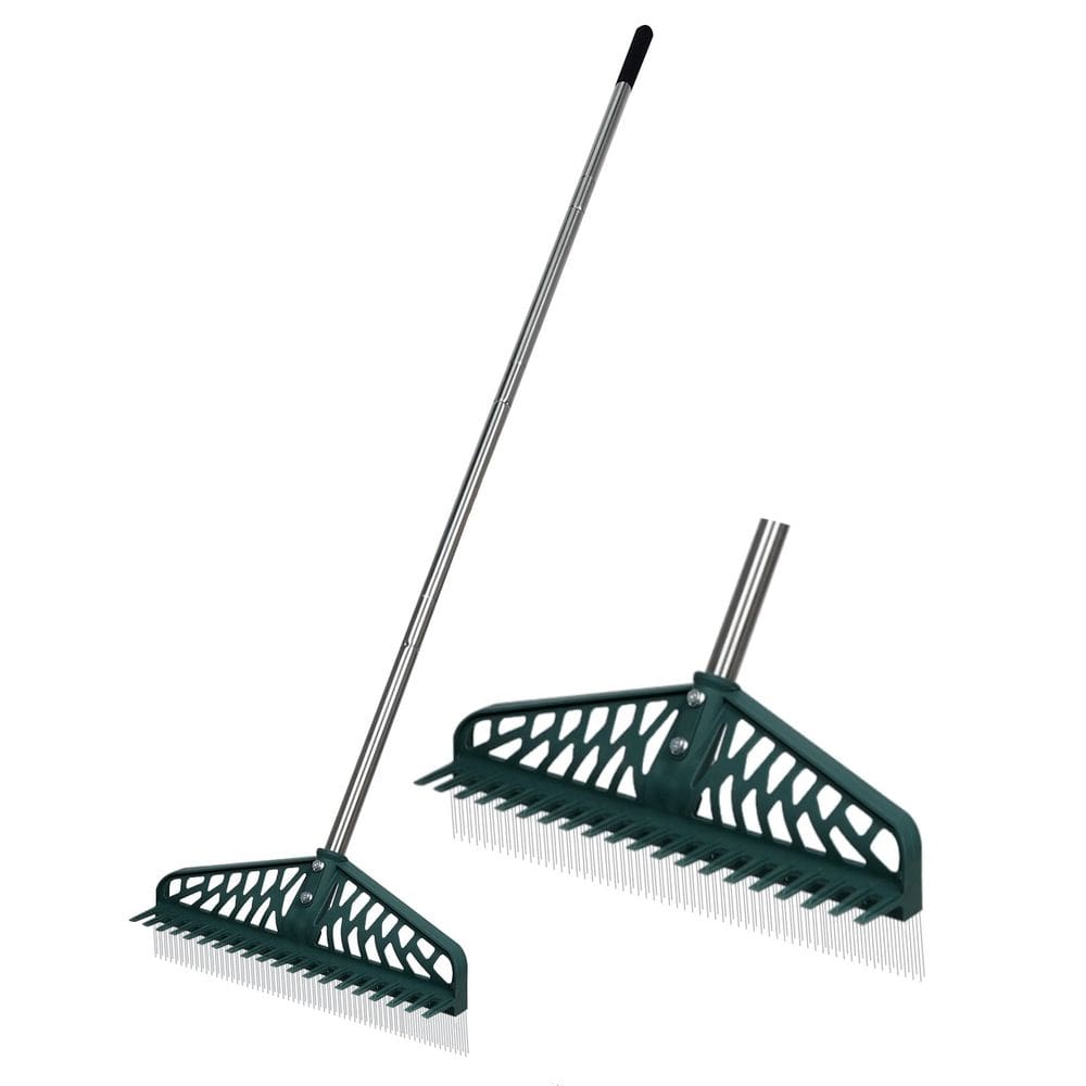 Ancinho artificial YEELOR de aço inoxidável de dupla face 40cm