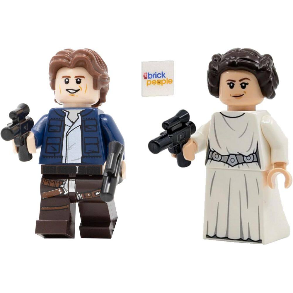 Minifigura LEGO Star Wars Han Solo e Princesa Leia