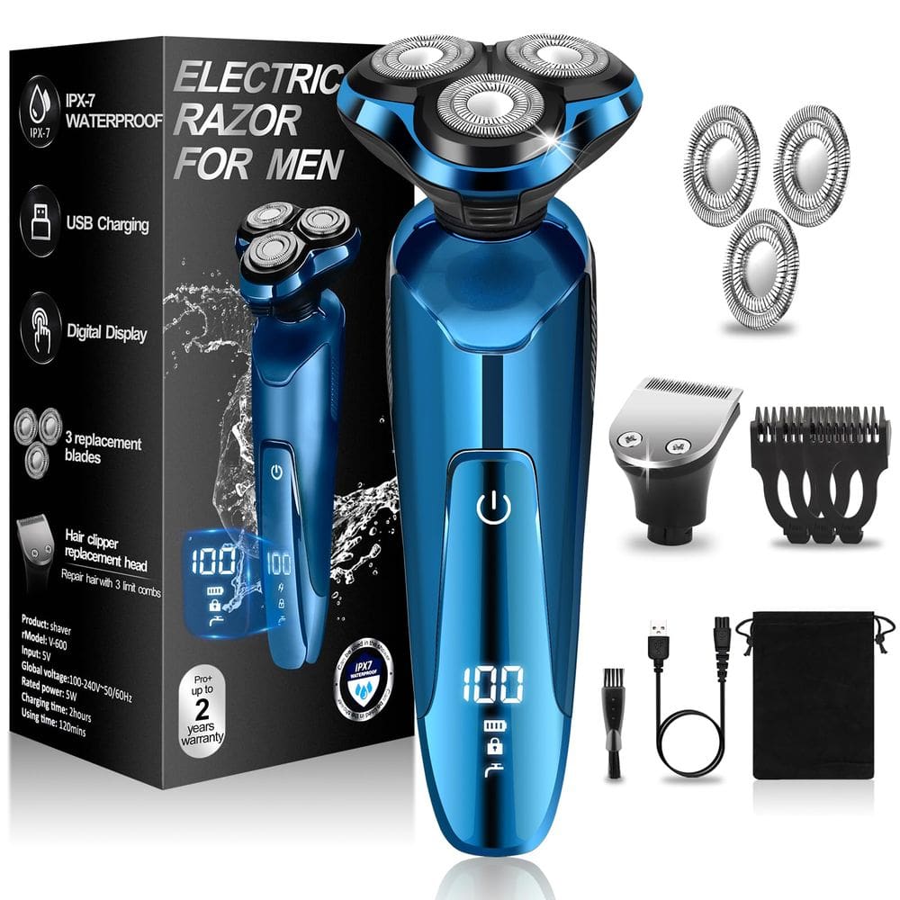 Barbeador elétrico Sakioo 3D Floating Head 100% impermeável