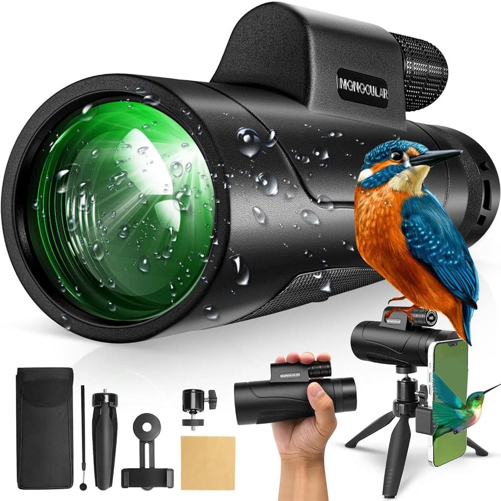 Telescópio monocular Asacam 80x100 de alta definição