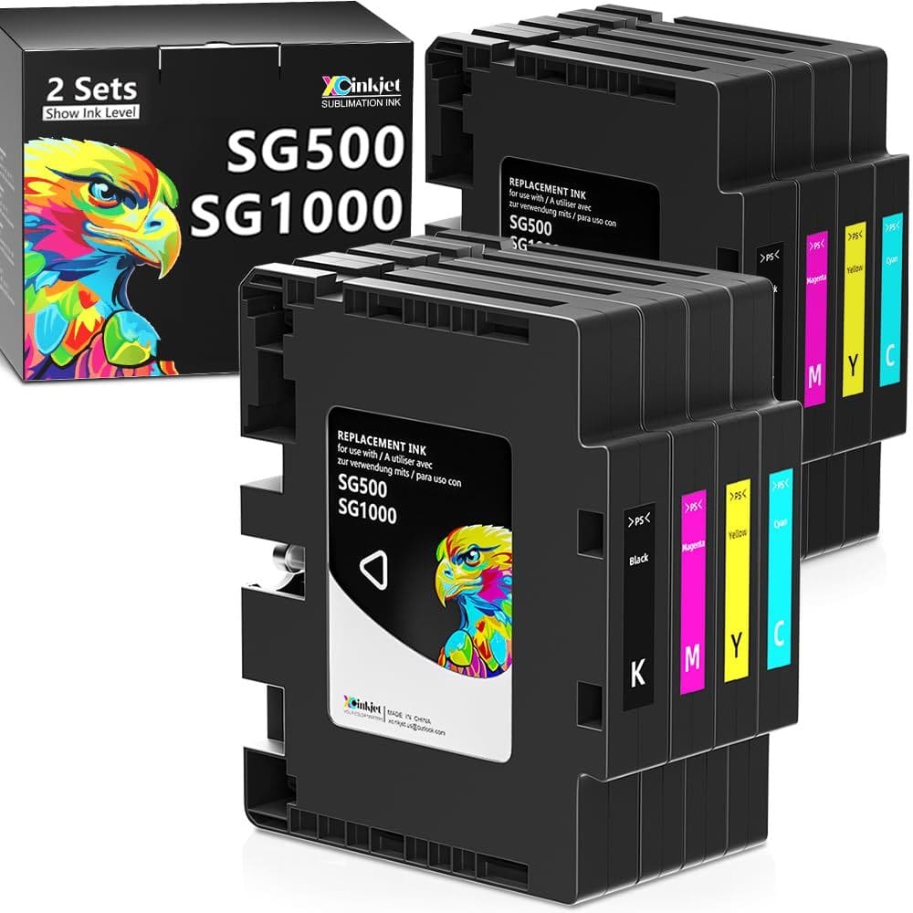 Cartuchos de tinta de sublimação Xcinkjet 3.6.0 para Sawgrass SG500