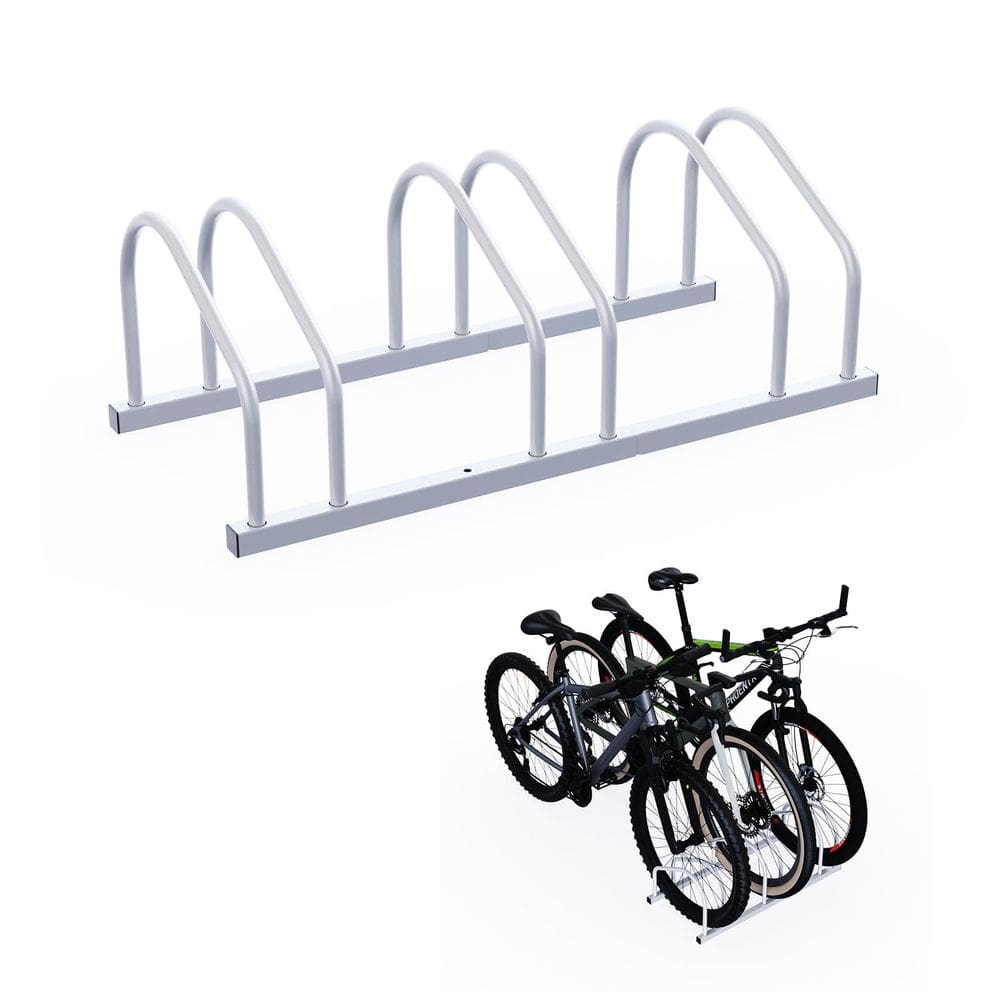 Suporte para bicicletas SAMRELAX Bike Rack Floor Parking 3 bicicletas Garagem