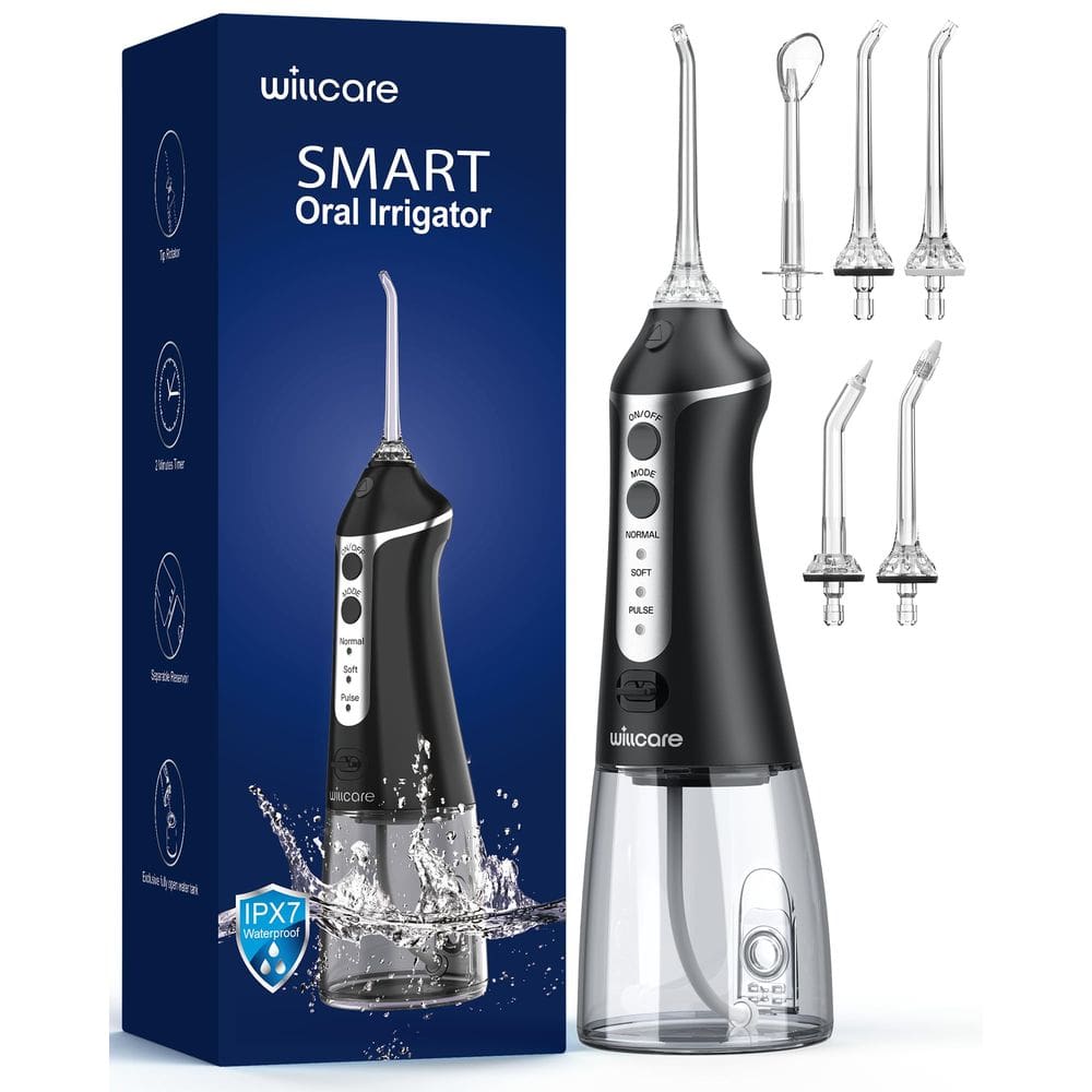 Irrigador oral portátil Water Dental Flosser HOHOO Tanque de 300 mL