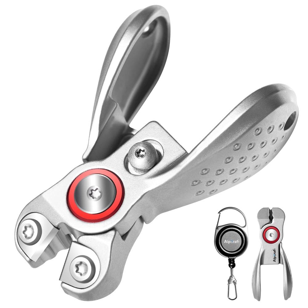 Cortador de linha de pesca AlpCraft de aço inoxidável portátil