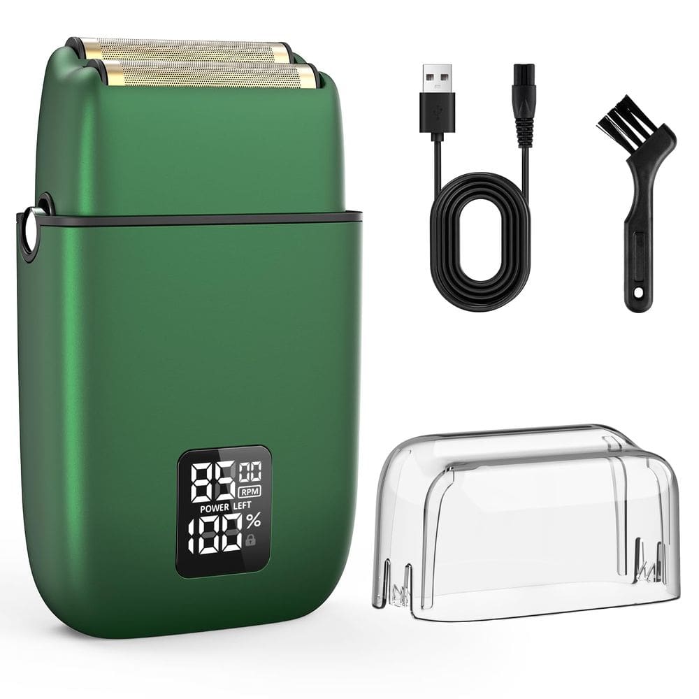 Máquina de barbear elétrica LCMWB para homens com controle de 3 velocidades