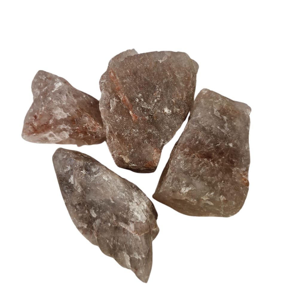 Pedra Natural Quartzo Hematóide Bruto 500 gramas