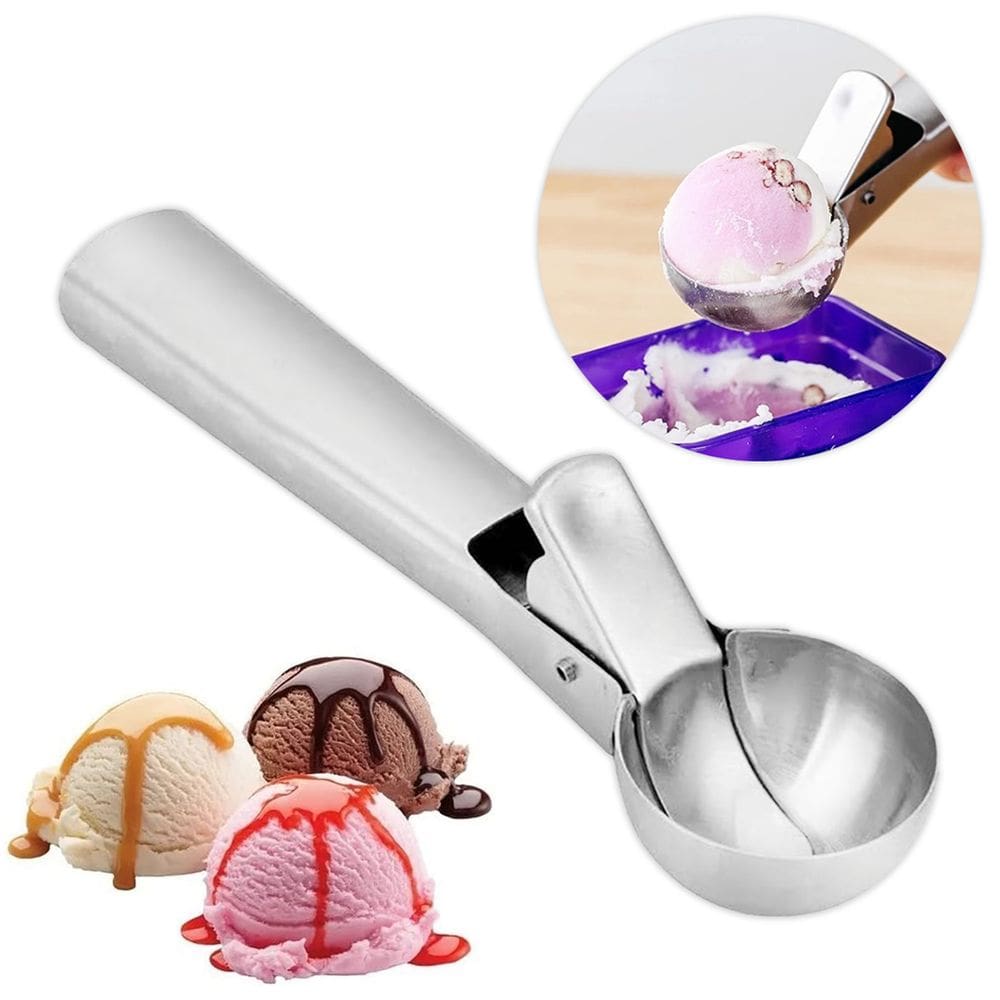 Pegador de Sorvete Profissional Aço Inox Bola