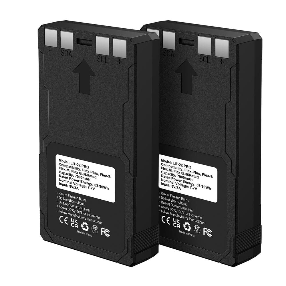 Pacote de bateria recarregável LIT-22 de 7000mAh para câmera de trilha