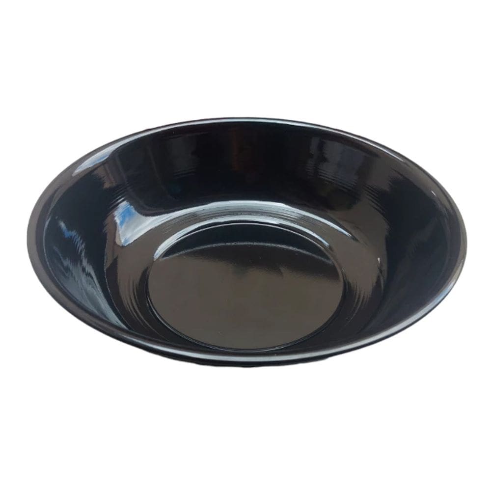 Bacia de Ágata Preta Nº32 Esmaltada Rituais Umbanda 32 cm