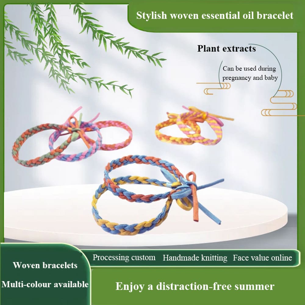 Pulseira DADA LIUE LOTUS Óleo essencial vegetal anti-mosquito
