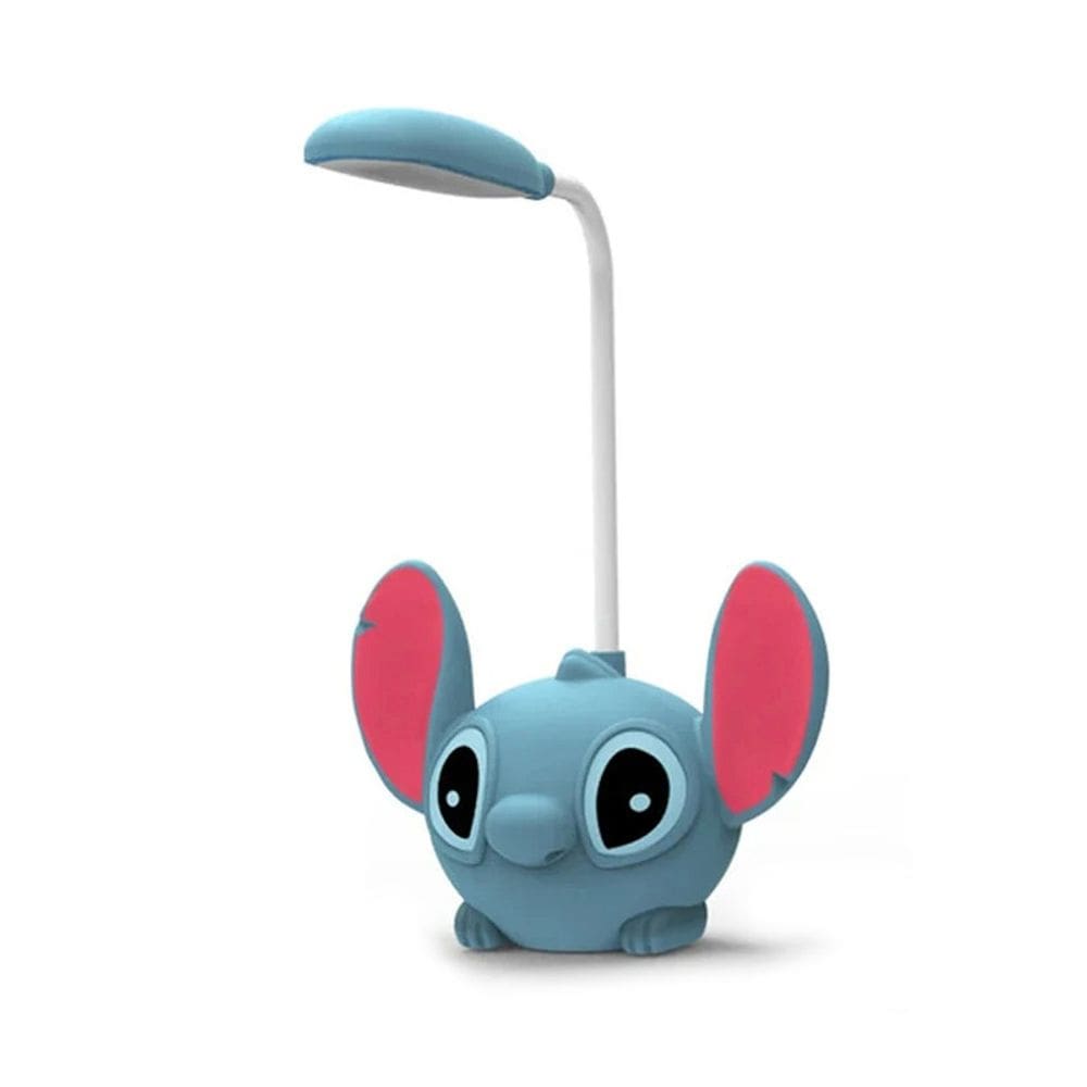Luminária De Mesa Led Stitch Angel Luz Noturna Usb